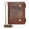 Genuine Leather Bikers Wallet Scorpion