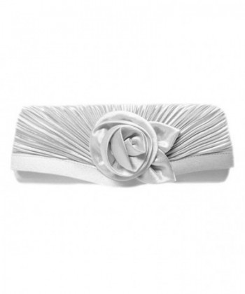 Bloom Party Clutch 10 inch Silver