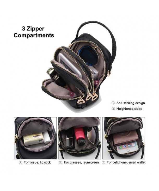 Cellphone Purse Crossbody Bag Small Mini Handbag for Women Nylon Cross ...