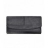 ZLYC Womens Capacity Leather Clutch