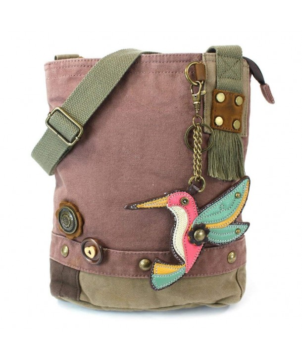 Chala Cross Body Canvas Messenger Butterfly