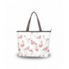 JSTEL Handle Shoulder Flamingo Handbag