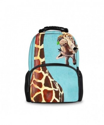 OKAYDECOR Giraffe Travel Outdoor Backpacks