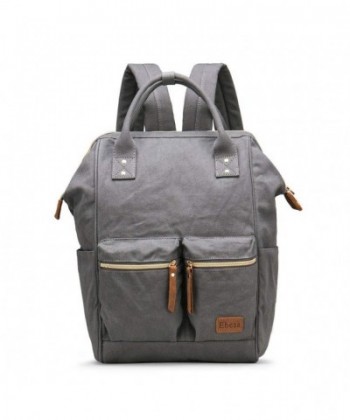 Multifunction Canvas Backpack Rucksack Pockets