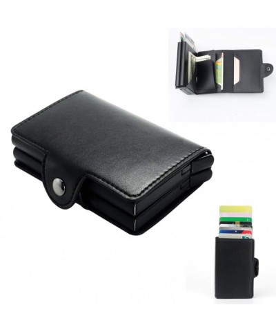 Holder Anti theft RFID Pop up Leather Wallets