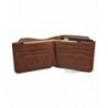 Leather Billfold Wallet Hidden Pocket