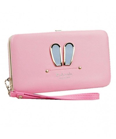 Leather Wristlet Business Holders Women