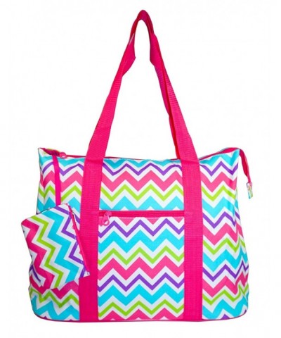 Ever Moda Chevron Tote X Large