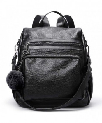 Backpack Leather Detachable Covertible Shoulder