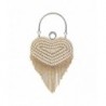 Damara Womens Fringed Embellishment Evening