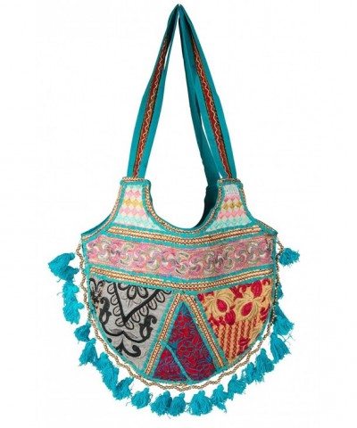 Tribe Azure Shoulder Colorful Handmade