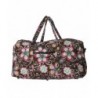 Bohemian Prints Quilted Duffle Flowers