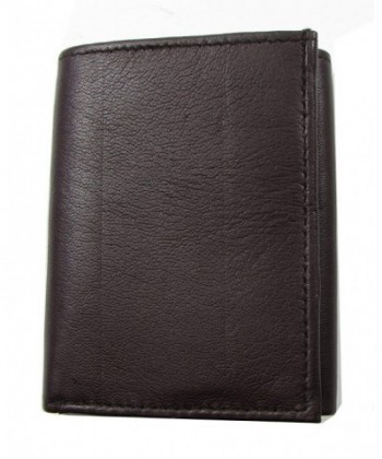 Durable Compact Wallet Leather Trifold