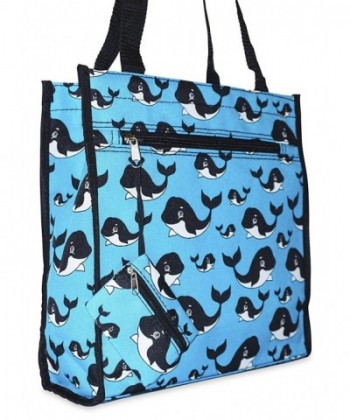 Ever Moda Whale Tote Bag