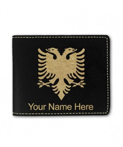 Leather Albania Personalized Engraving Included