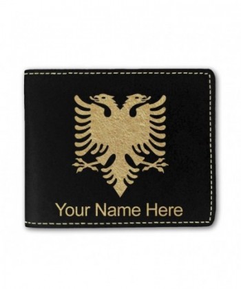 Leather Albania Personalized Engraving Included