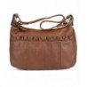 YALUXE Cowhide Leather Crossbody Shoulder