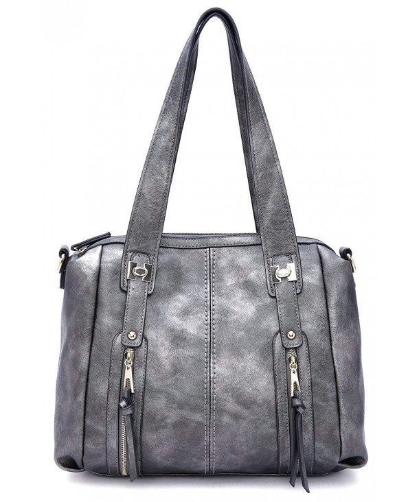 Liz Satchel Bag - Grey - CH186I7E4G0