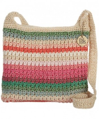 Riveria Crossbody Handbag Size stripe