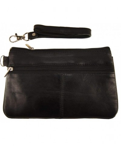 Wallets Large Genuine Leather Wristlet