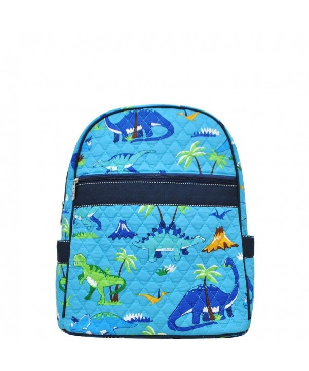 Animal Themed Prints NGIL Quilted Backpack - Friendly Dinosaur-Navy ...