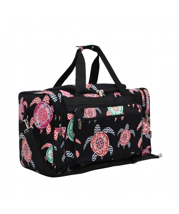Turtle Black Canvas Carry Duffle Turtle Black Canvas Carry Duffle