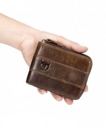 Antimagnetic Vintage Leather Wallet Pocket