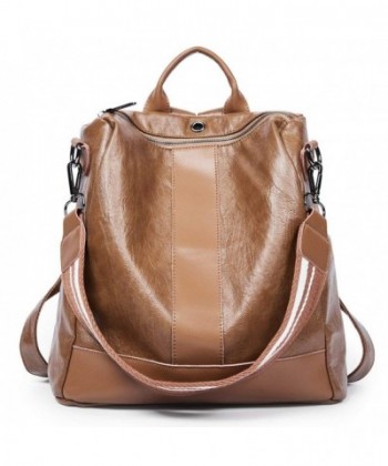 Backpack Leather Covertible Shoulder Fashion