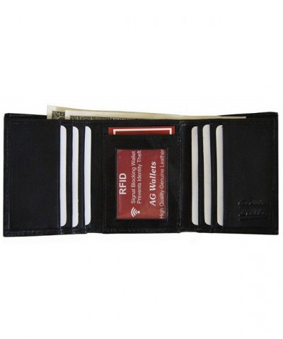 AG Wallets Genuine Leather Trifold