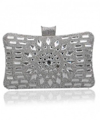 EPLAZA Rhinestone Evening Crystal Handbags