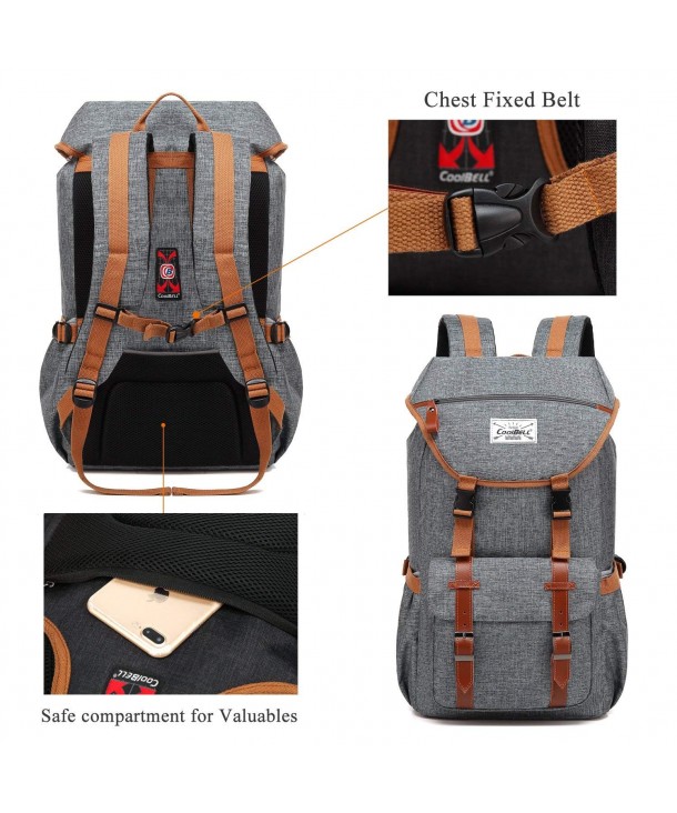 Backpack Rucksack Knapsack Multi Functional - Grey - CU18DOS8QNA