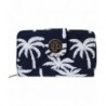 Tropical Print Quilted Twist Wallet