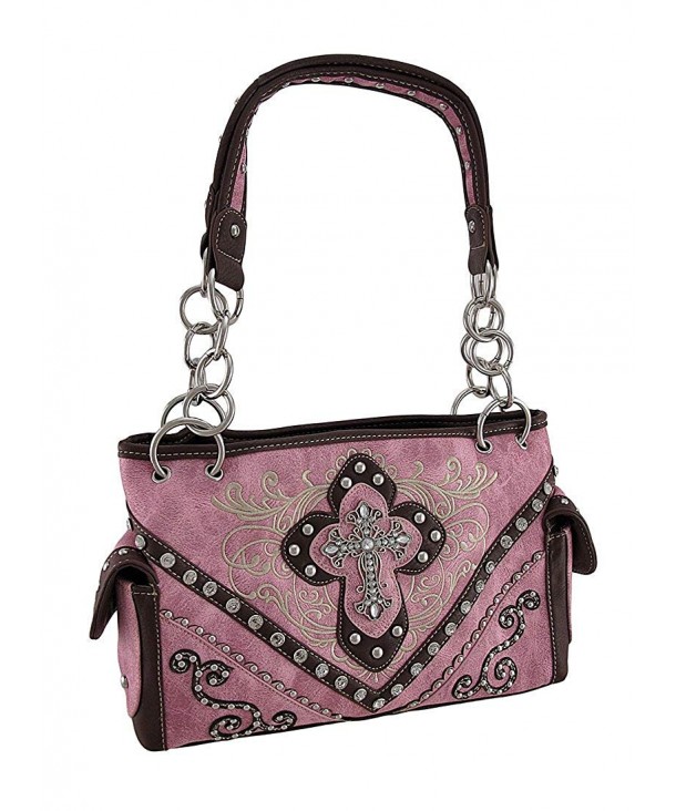 Handbags Embroidered Western Concealed Rhinestone