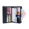 Womens Blocking Leather organizer checkbook