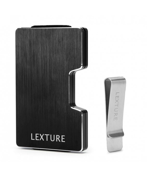 Aluminum Wallet Credit Detachable Brushed