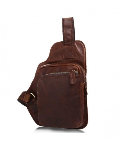 Mayshe Shoulder Backpack Traveling Chocolate