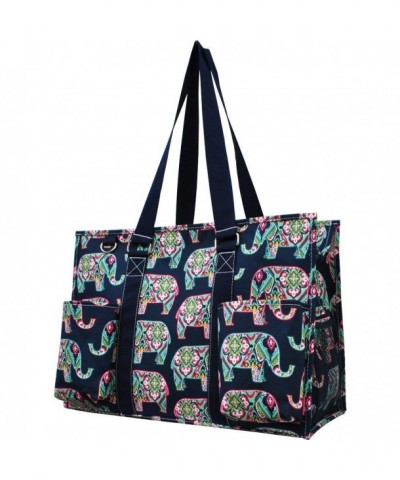 Elephant Print Large Travel Organizer