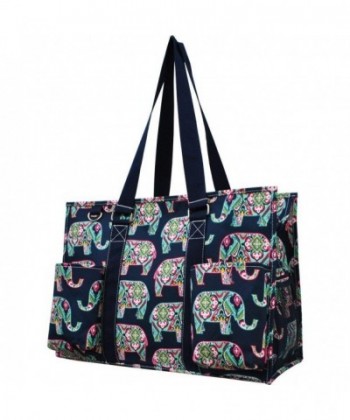 Elephant Print Large Travel Organizer