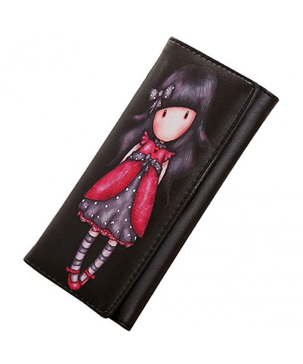 Donalworld Girls Cartoon Leather Wallet