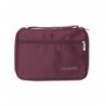 Burgundy Zipper Pocket Microfiber Fabric