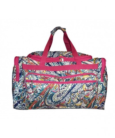 Fashion Print Travel Duffle Paisley