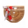 Obosoyo Womens Handmade Bamboo Handbag