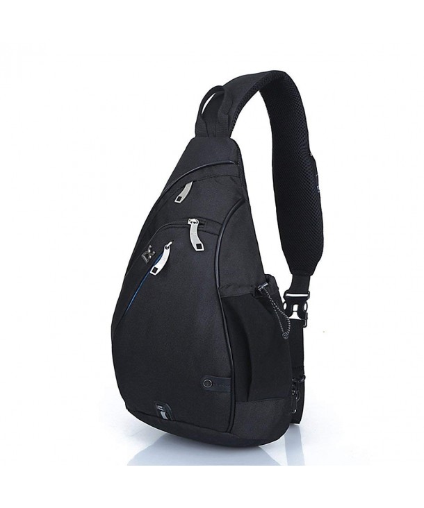 Crossbody Backpack Waterproof Lightweight - black1 - CB18DWCGN23