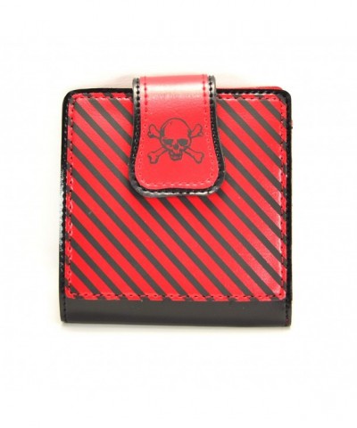 Stripe Crossbone Bifold Rockabilly Wallet