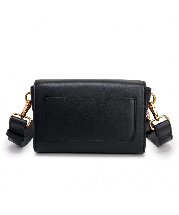Luxury Genuine Leather Small Crossbody Handbags for Women - Black ...