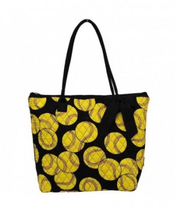 Softball Print NGIL Quilted Tote