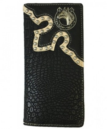 Western Cowboy Leather Wallets Crocodile