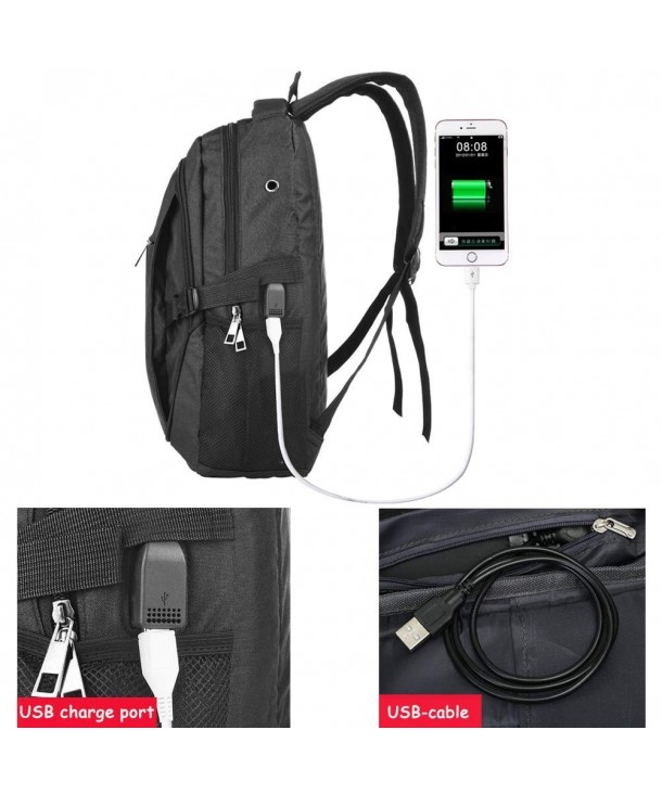 backpack computer Charging Lightweight Business - Black - C218DTQ5A6D