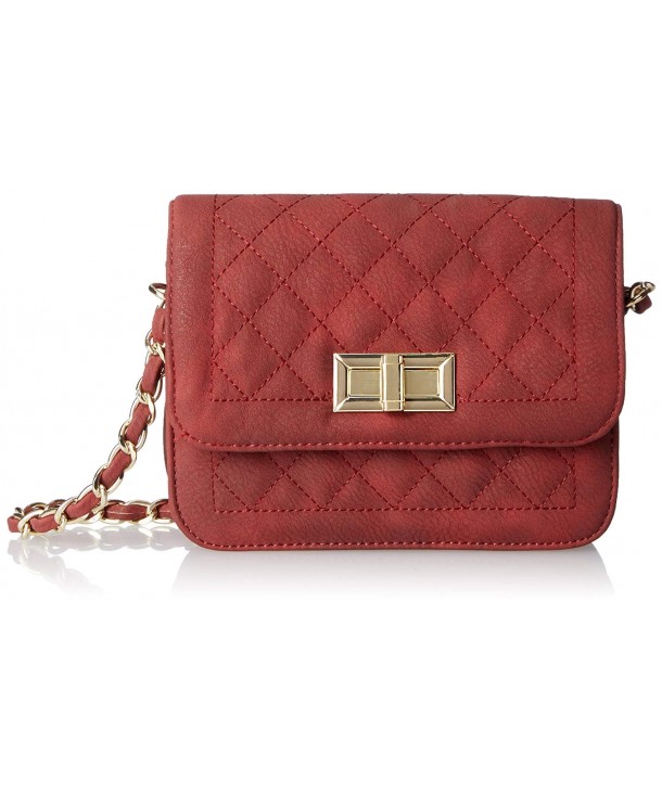 MG Collection Rosa Quilted Satchel