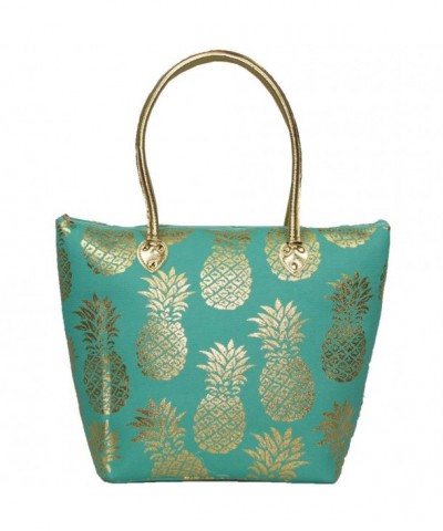 Golden Pineapple Handle Bags Accents